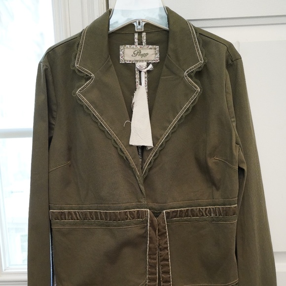 Long sleeve chic jacket with velvet tie - Picture 1 of 6